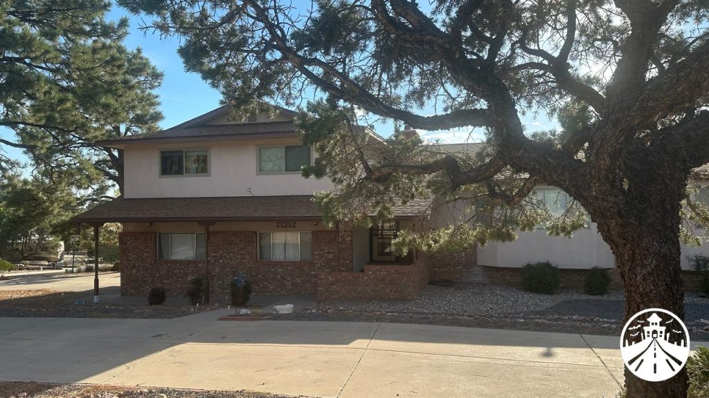 The Byers family's new house from Stranger Things Season 4, set in a sunny desert neighborhood.