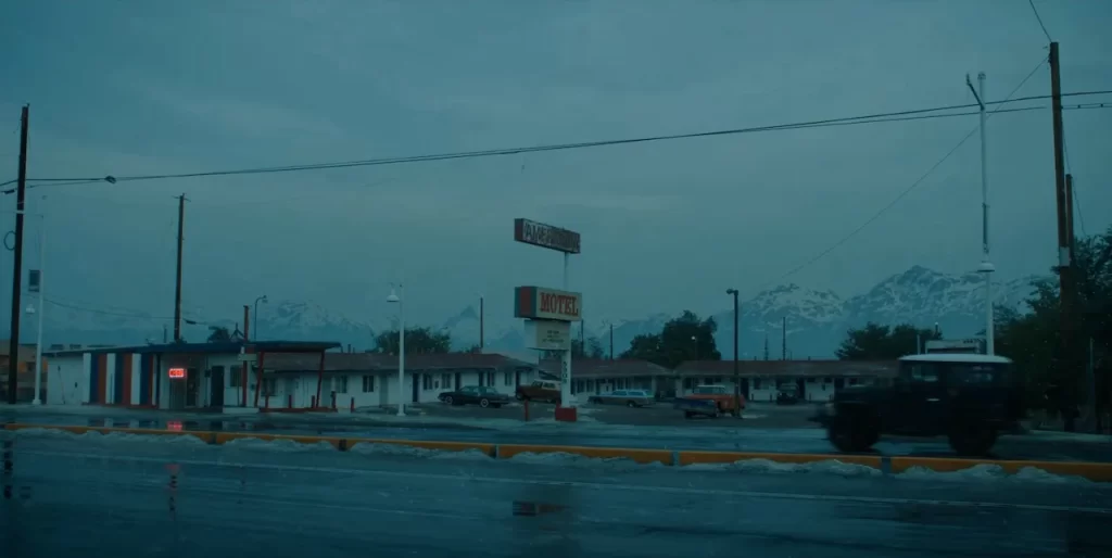 Americana Motel where Joyce and Murray stay in Stranger Things Season 4.